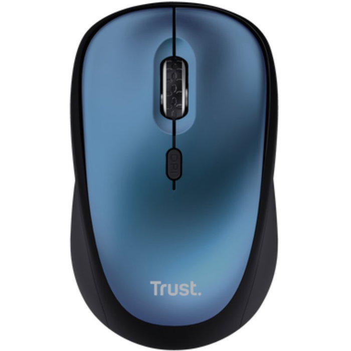 Trust Yvi+ Ratón Óptico Inalámbrico 1600 DPI Azul